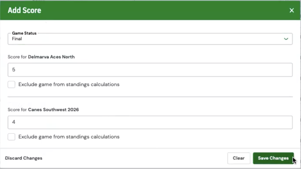 Score7 - Tournament Generator and Bracket Maker