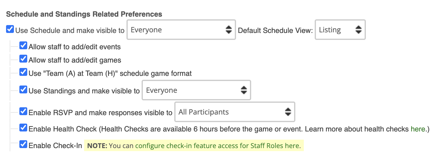 Customize Standings Rules – LeagueApps